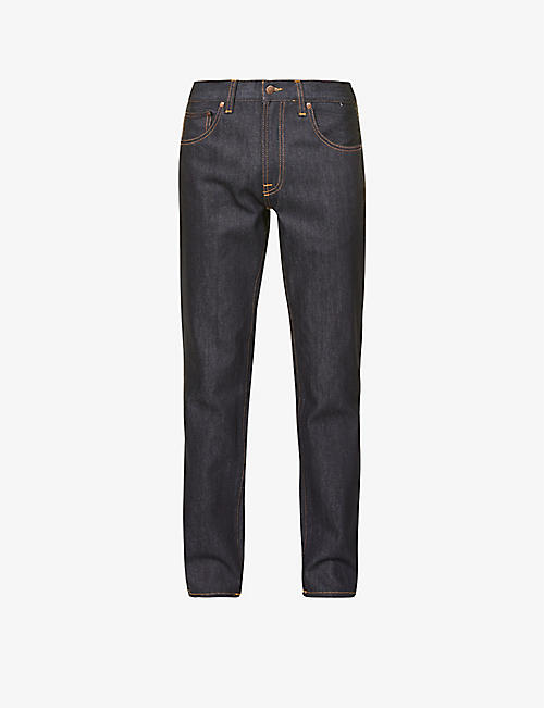 NUDIE JEANS: Gritty Jackson regular-fit straight-leg jeans