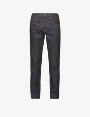 Nudie Jeans Gritty Jackson Regular-fit Straight-leg Jeans In Blue