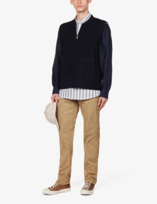 NUDIE JEANS: Easy Alvin Regular-Fit Tapered Stretch-Cotton Twill Trousers