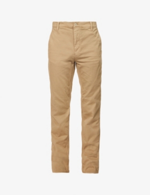 Easy Alvin regular-fit tapered organic stretch-cotton twill trousers