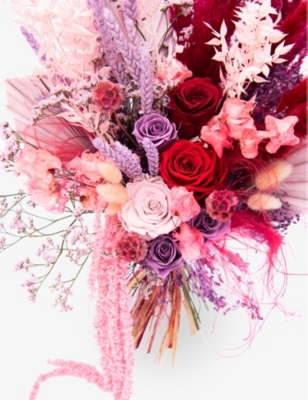 YOUR LONDON FLORIST: Colourful dried bridal bouquet