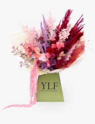 YOUR LONDON FLORIST: Colourful dried bridal bouquet