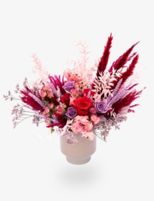 YOUR LONDON FLORIST: Colourful dried wedding centrepiece