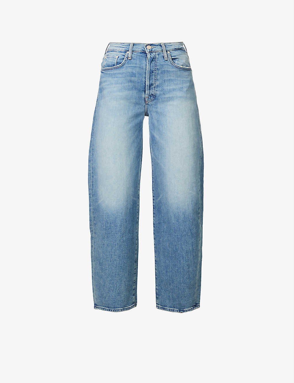 The Curbside wide-leg mid-rise stretch-denim jeans Selfridges & Co Women Clothing Jeans Straight Jeans 