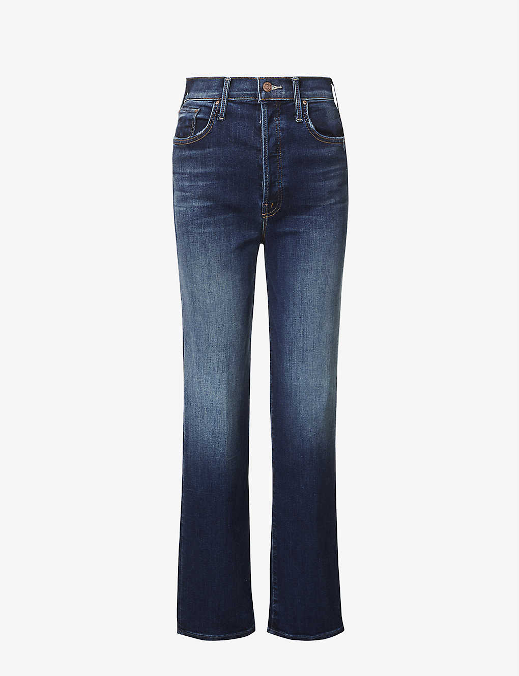 Selfridges & Co Women Clothing Jeans Straight Jeans The Rambler straight-leg mid-rise stretch-organic denim jeans 