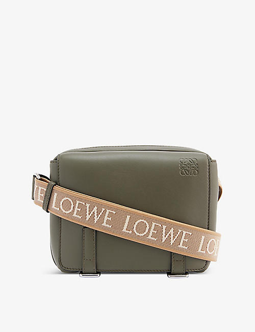 LOEWE: Military extra-small leather messenger bag