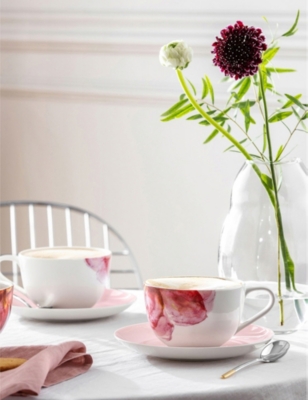 Shop Villeroy & Boch Rose Garden Porcelain Teacup 300ml