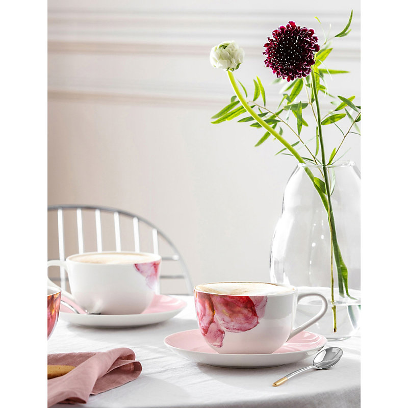 Shop Villeroy & Boch Rose Garden Porcelain Teacup 300ml