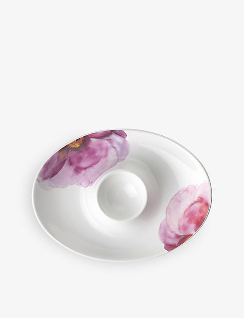 VILLEROY & BOCH: Rose Garden porcelain egg cup
