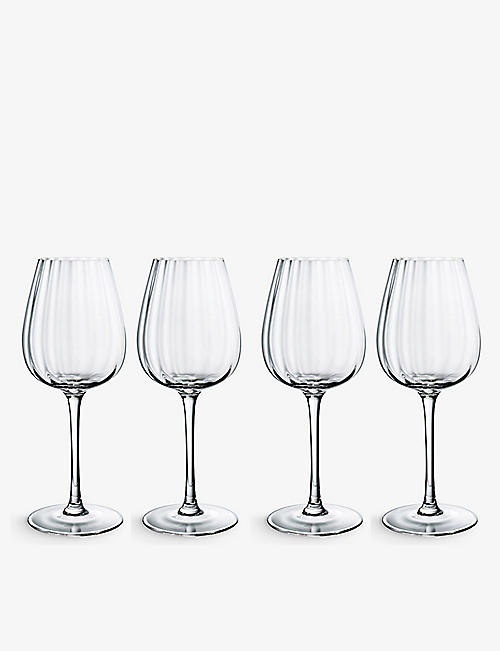 VILLEROY & BOCH: Rose Garden white wine goblets set of four