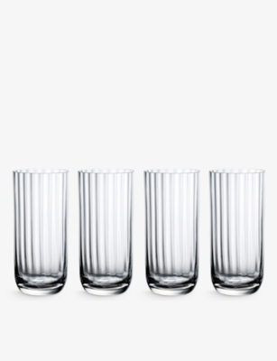 VILLEROY & BOCH: Rose Garden glass tumblers set of four