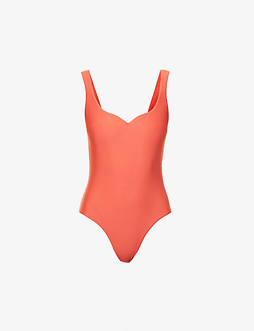 CASA RAKI: Carla Mailot sweetheart-neck recycled polyamide-blend swimsuit
