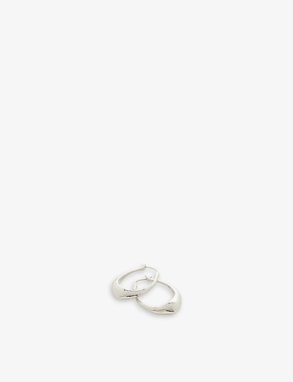 Monica Vinader Deia Medium Recycled Sterling-silver Hoop Earrings