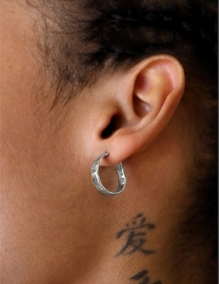 MONICA VINADER: Siren Muse small sterling-silver hoop earrings