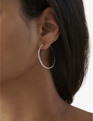MONICA VINADER: Siren Muse sterling silver hoop earrings