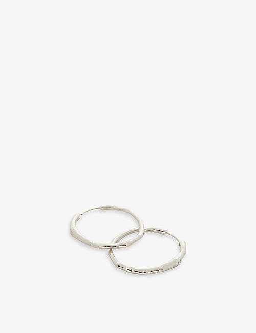 MONICA VINADER: Siren Muse sterling silver hoop earrings