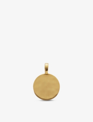Monica Vinader Guiding Star 18ct Yellow Gold-plated Vermeil Recycled Sterling Silver Pendant Necklace In Gold