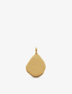 Monica Vinader Siren 18ct Yellow Gold-plated Vermeil Recycled Sterling-silver Pendant Charm In Gold