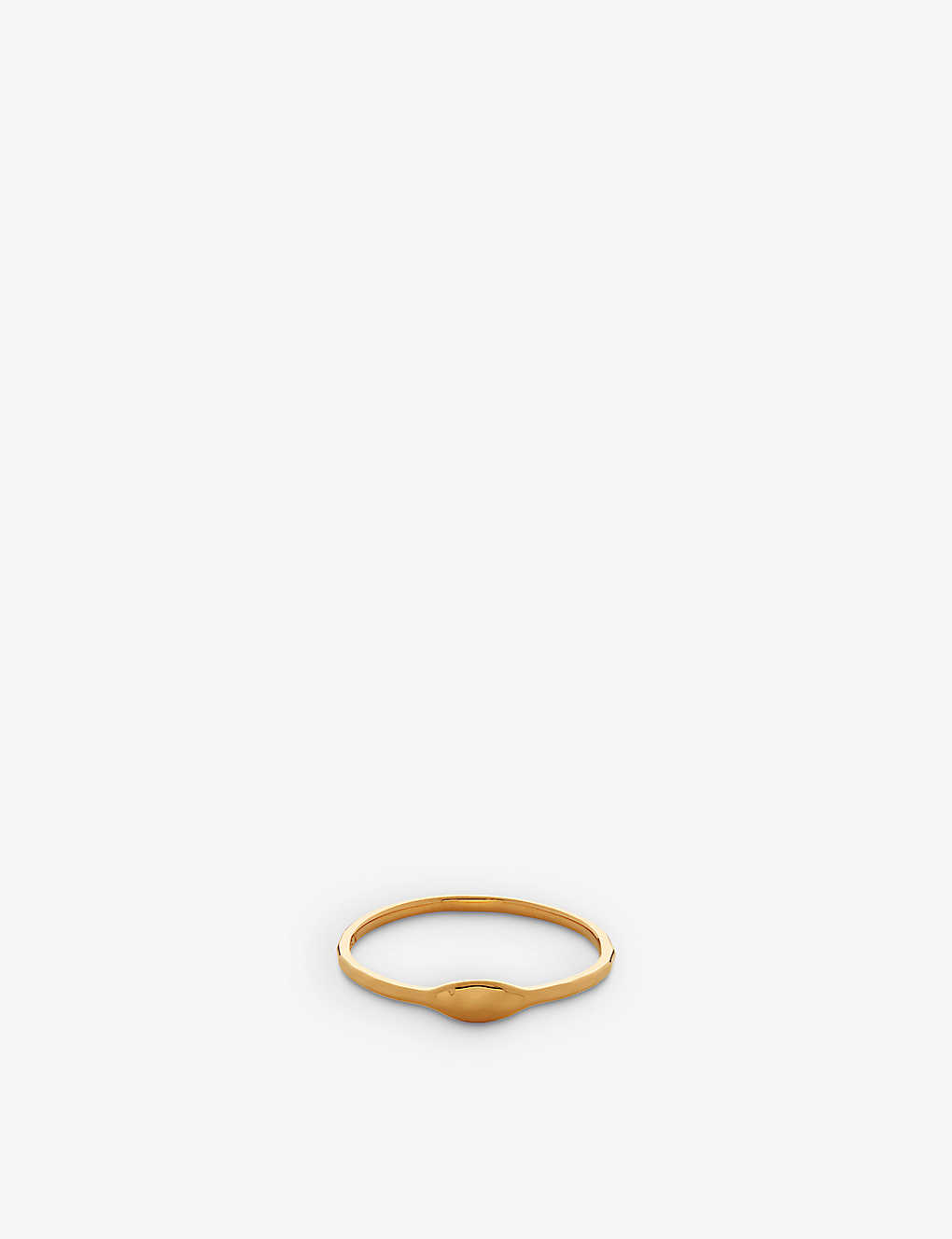 Monica Vinader Womens Yellow Gold Siren 18ct Yellow Gold-plated Vermeil Sterling Silver Ring