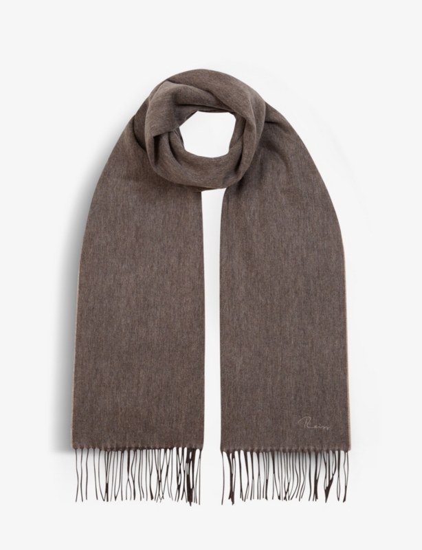 Picton cashmere and wool-blend scarf
