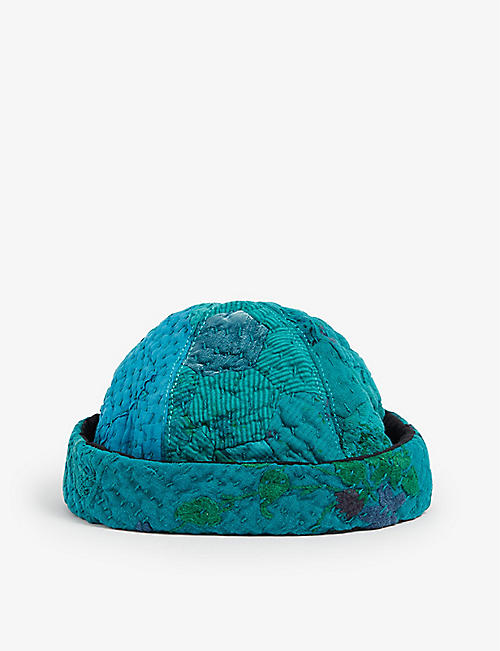 BY WALID: Emperor patchwork cotton hat