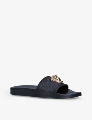 VERSACE Palazzo medusa-plaque moulded sliders