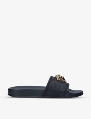 VERSACE Palazzo medusa-plaque moulded sliders