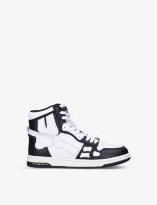 AMIRI: Skeleton leather high-top trainers 4-8 years