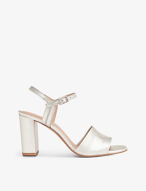 WHISTLES: Lilley open-toe leather heeled sandals