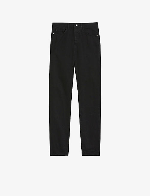 TED BAKER: Straight-leg cropped jeans