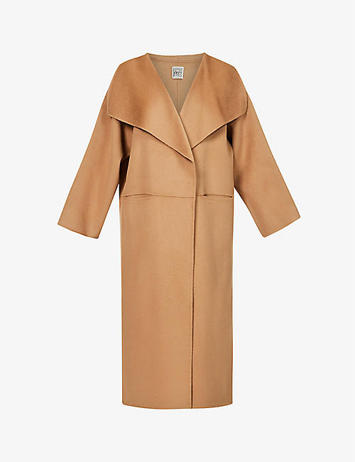 TOTEME: Signature dropped-shoulder wool and cashmere-blend coat
