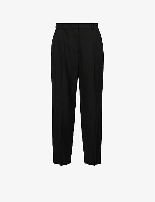TOTEME: Tapered high-rise woven trousers