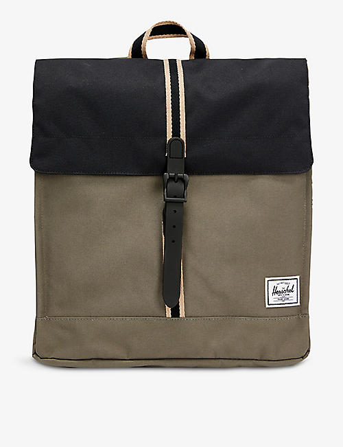HERSCHEL SUPPLY CO: City brand-patch woven backpack