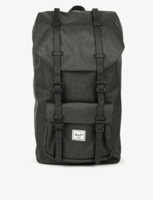 Herschel Supply Co Little America Woven Backpack In Black
