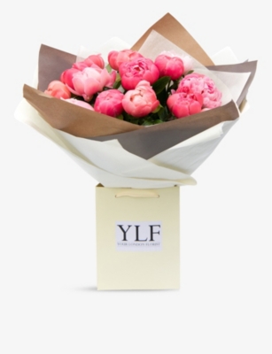 YOUR LONDON FLORIST: Coral Charm peonies fresh bouquet
