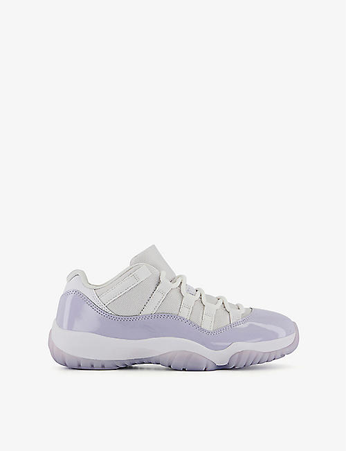 NONE: Air Jordan 11 Low leather low-top trainers