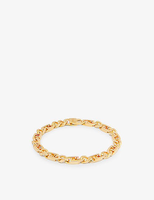 FENDI: O'Lock brass bracelet