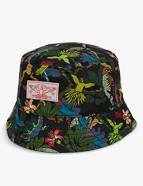 DAILY PAPER: Protect Paradise graphic-print cotton bucket hat