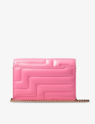 JIMMY CHOO Varenne Avenue quilted leather clutch bag