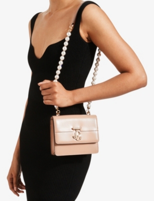 JIMMY CHOO: Avenue Quad extra-small leather shoulder bag