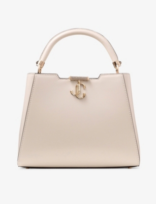 JIMMY CHOO Varenne medium leather top-handle bag