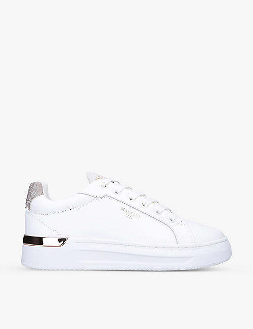 MALLET: GRFTER leather low-top trainers