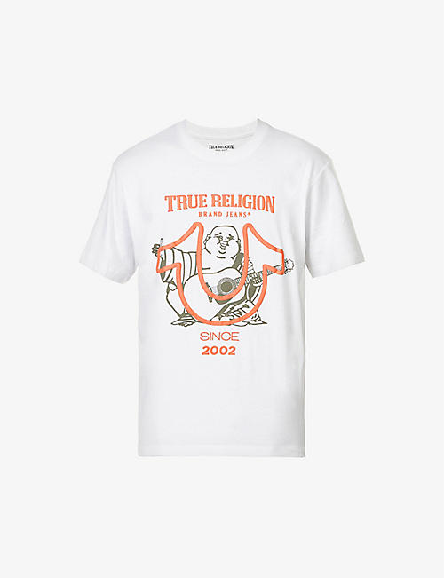 TRUE RELIGION: Hitch Hike logo-print cotton-jersey T-shirt