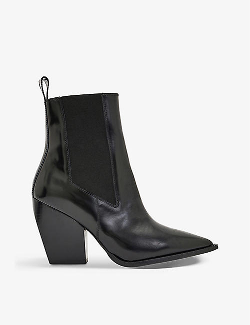 ALLSAINTS: Ria leather heeled boots