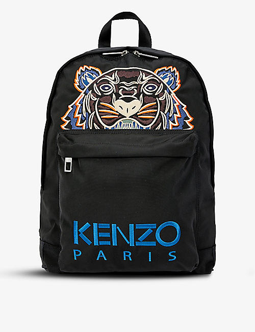 KENZO: Kampus tiger-embroidered nylon backpack