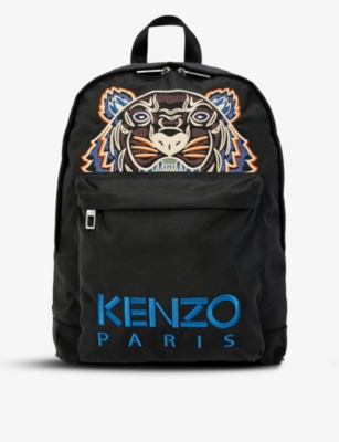 KENZO Kampus tiger-embroidered nylon backpack