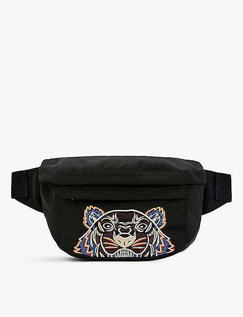 KENZO: Kampus tiger-embroidered nylon belt bag