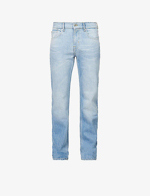 7 FOR ALL MANKIND: Slimmy Down Home slim-fit stretch-denim jeans