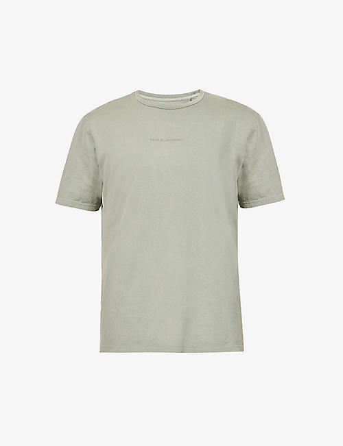 7 FOR ALL MANKIND: Logo-emboidered cotton T-shirt