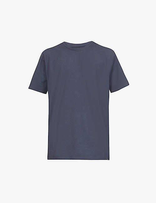 7 FOR ALL MANKIND: Luxe Performance brand-tab stretch-cotton T-shirt